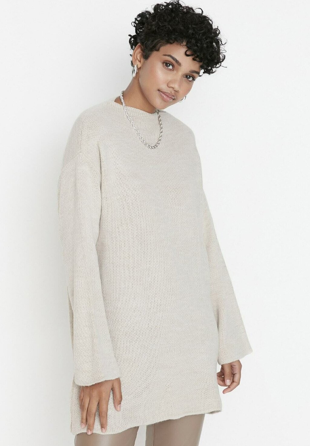 

Свитер Trendyol Modest, бежевый