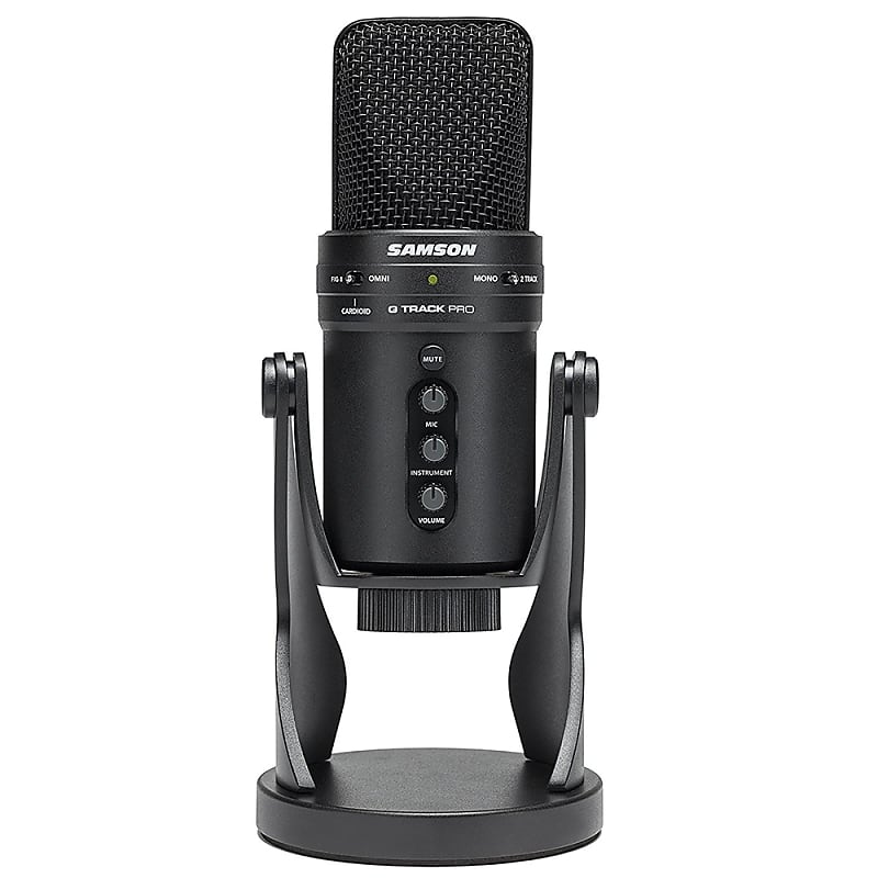 usb микрофон m audio uber mic Конденсаторный микрофон Samson G-Track USB Condenser Mic with Audio Interface