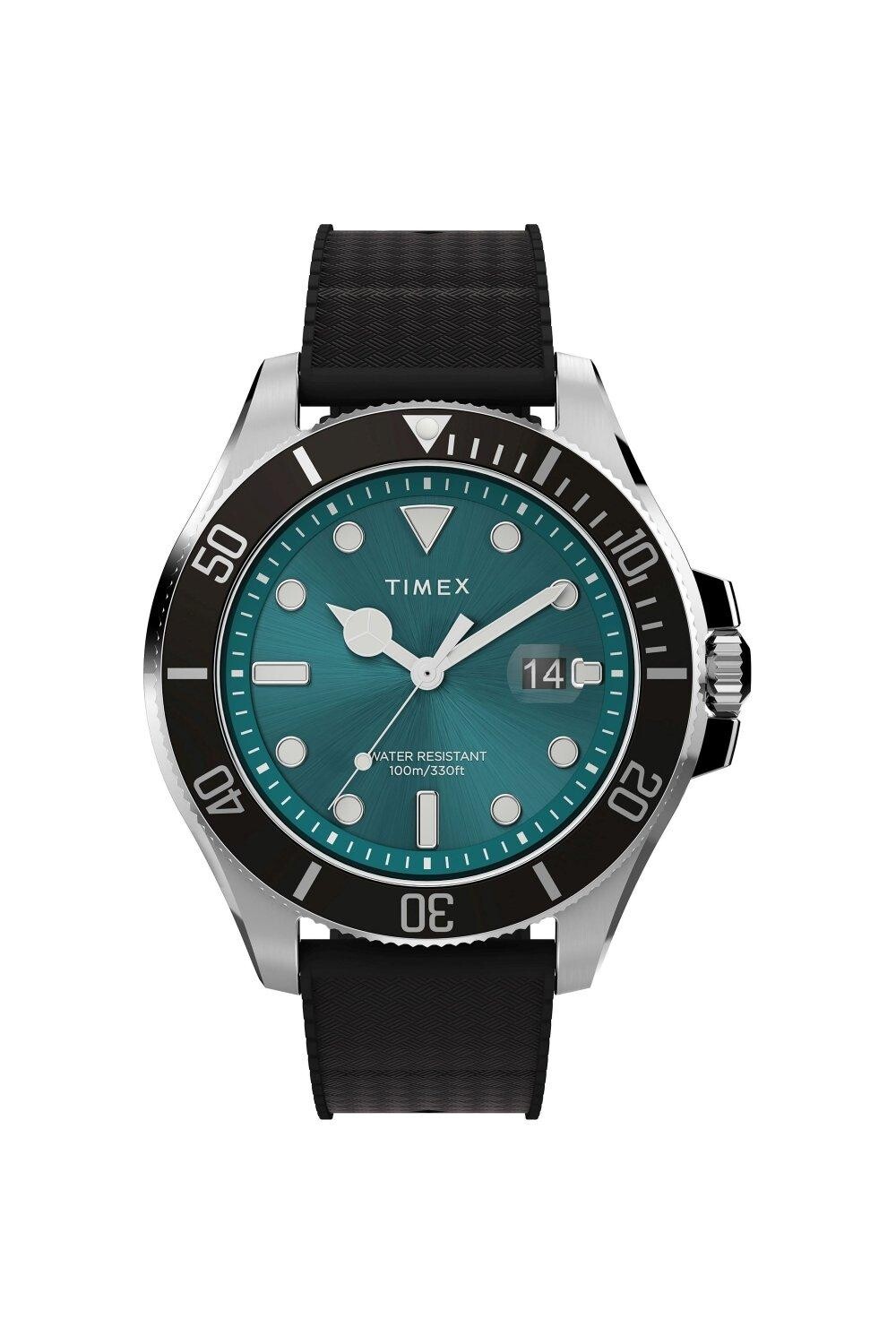 

Классические аналоговые кварцевые часы Harbourside Coast — Tw2V91700 Timex, зеленый