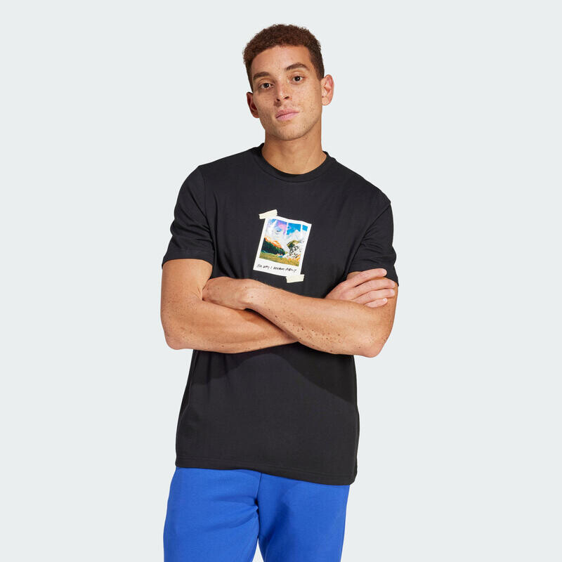 

Весь день я мечтаю о... Футболка с рисунком ADIDAS, цвет negro