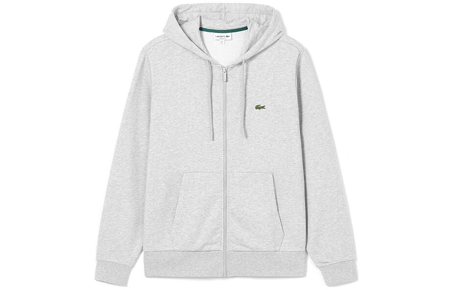 

Толстовка мужская серебристо-серая Lacoste, серый