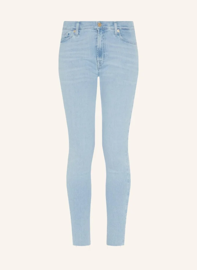 

Джинсы hw skinny crop узкий крой 7 For All Mankind, синий