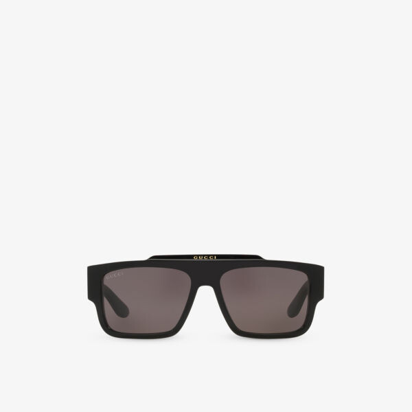

Gc002152 gg1460s солнцезащитные очки из ацетата в квадратной оправе Gucci, черный