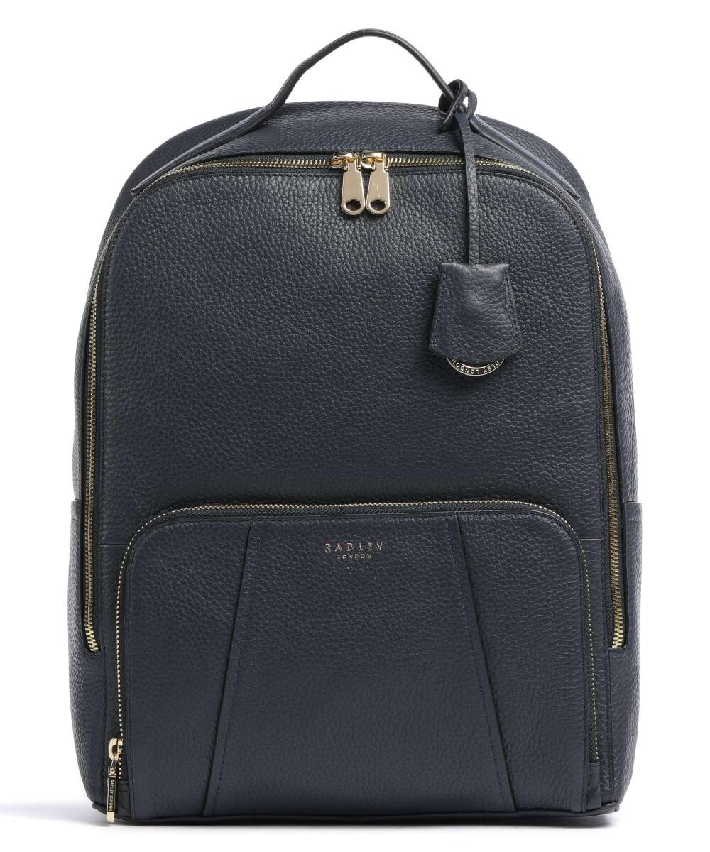 

Рюкзак Wood street 2.0 из зерненой коровьей кожи Radley London, синий