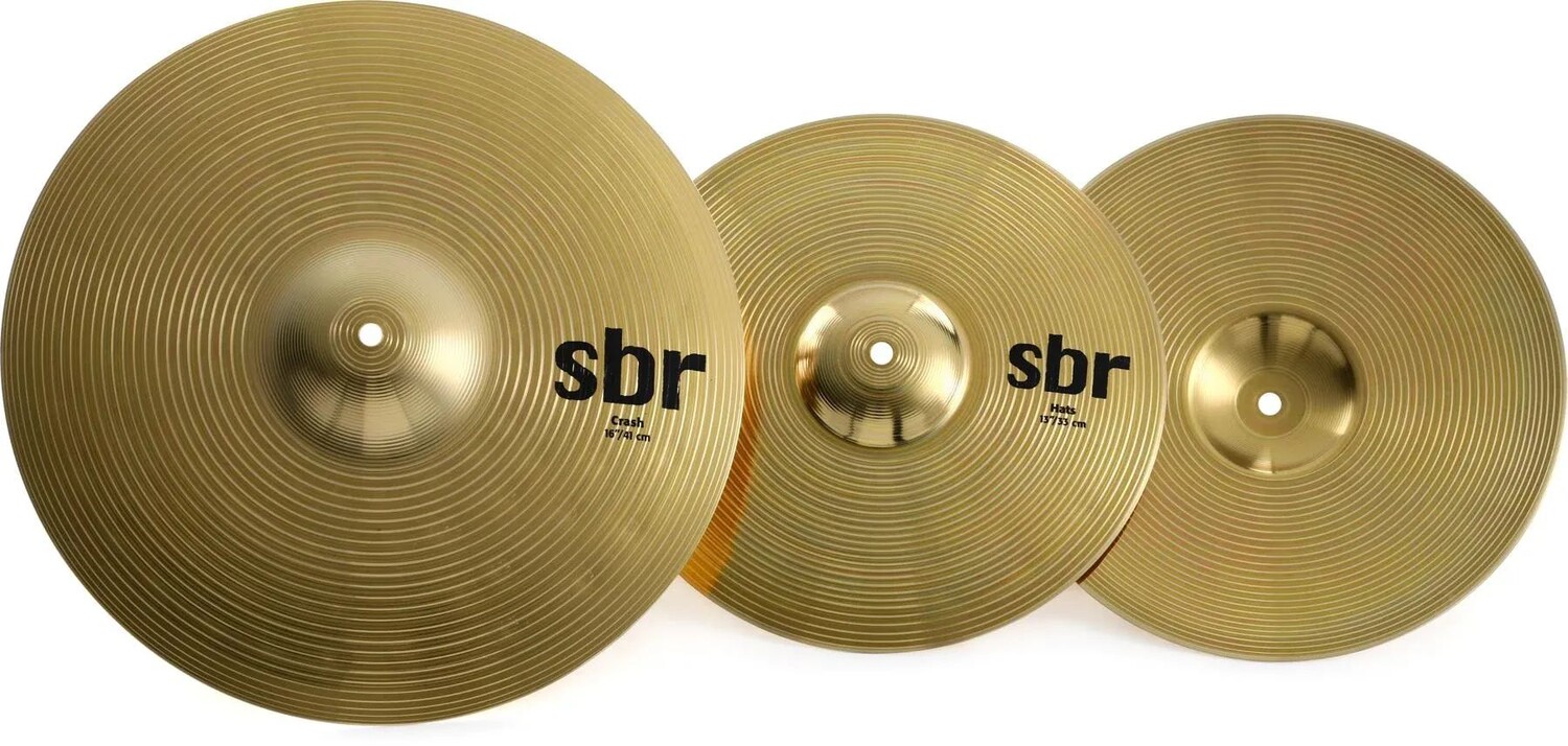 

Первый набор тарелок Sabian SBR — 13/16 дюйма