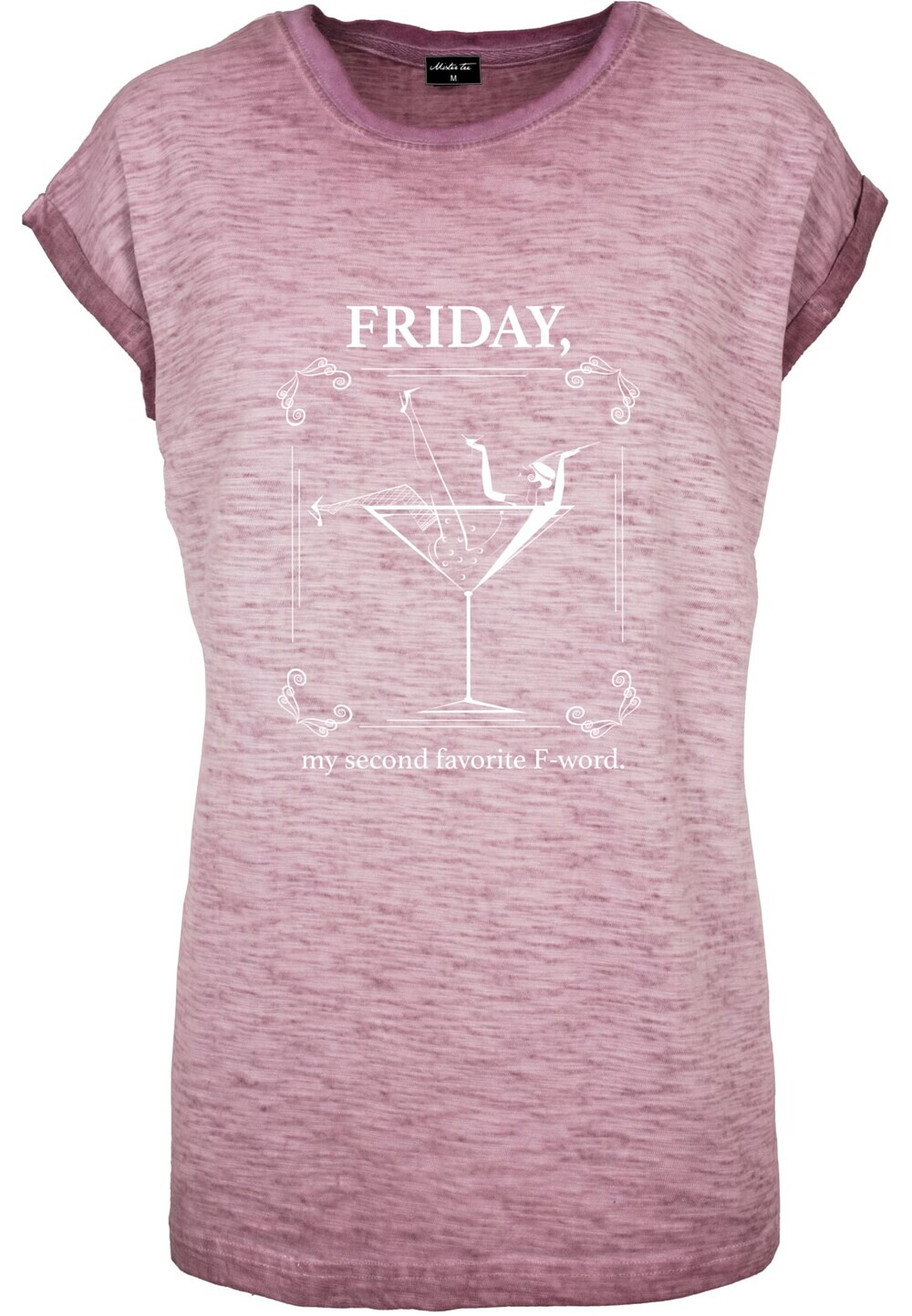 

Футболка Mister Tee Ladies F-Word, бургундия