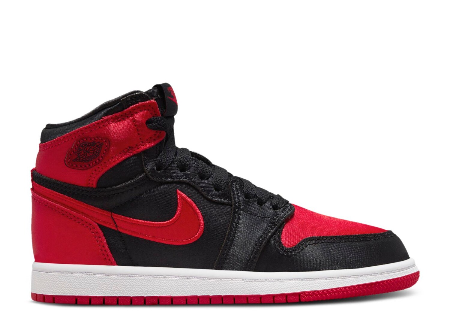 

Кроссовки Air Jordan Air Jordan 1 Retro High Og Ps 'Satin Bred' 2023, красный