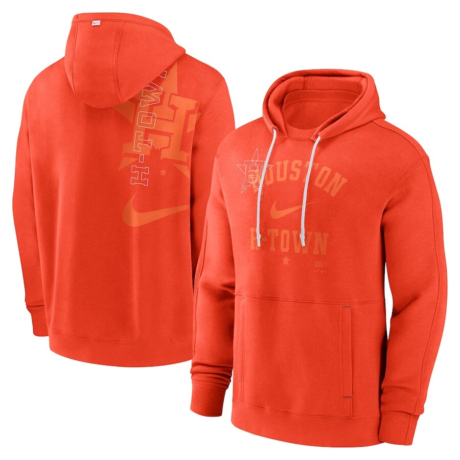 

Пуловер с капюшоном Nike Houston Astros, оранжевый