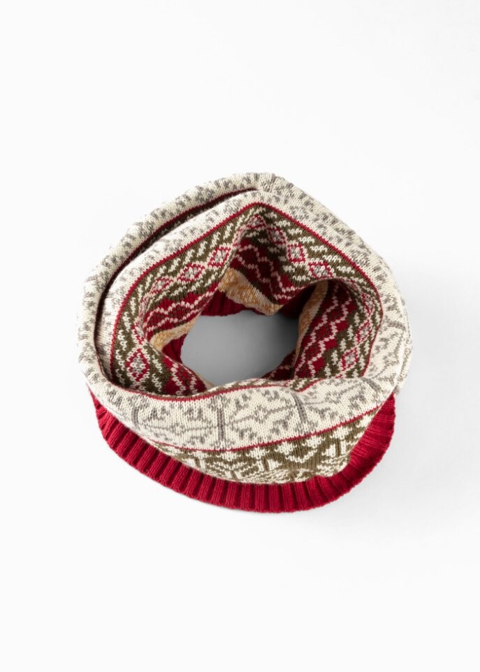 

Петлевой шарф Bpc Bonprix Collection, красный