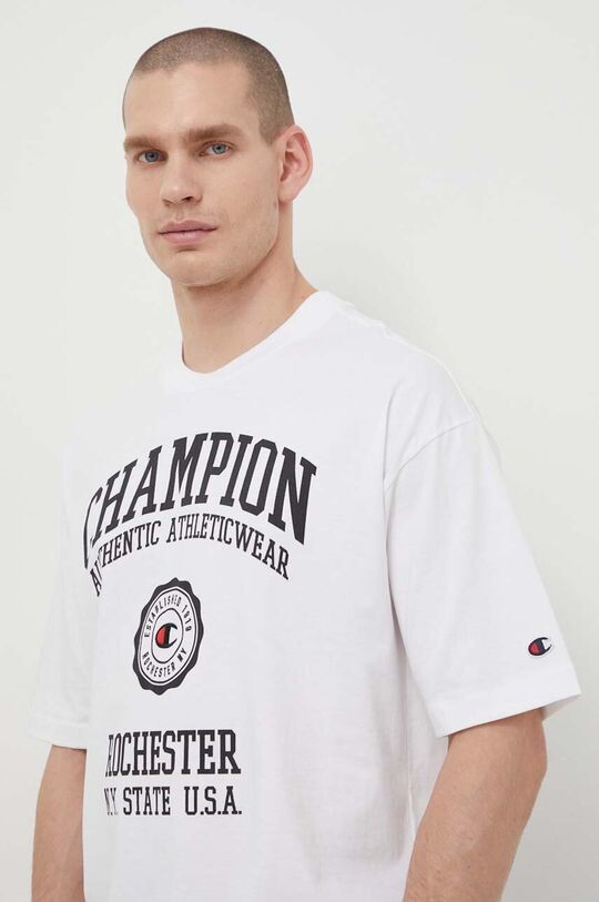 

Хлопковая футболка Champion, белый