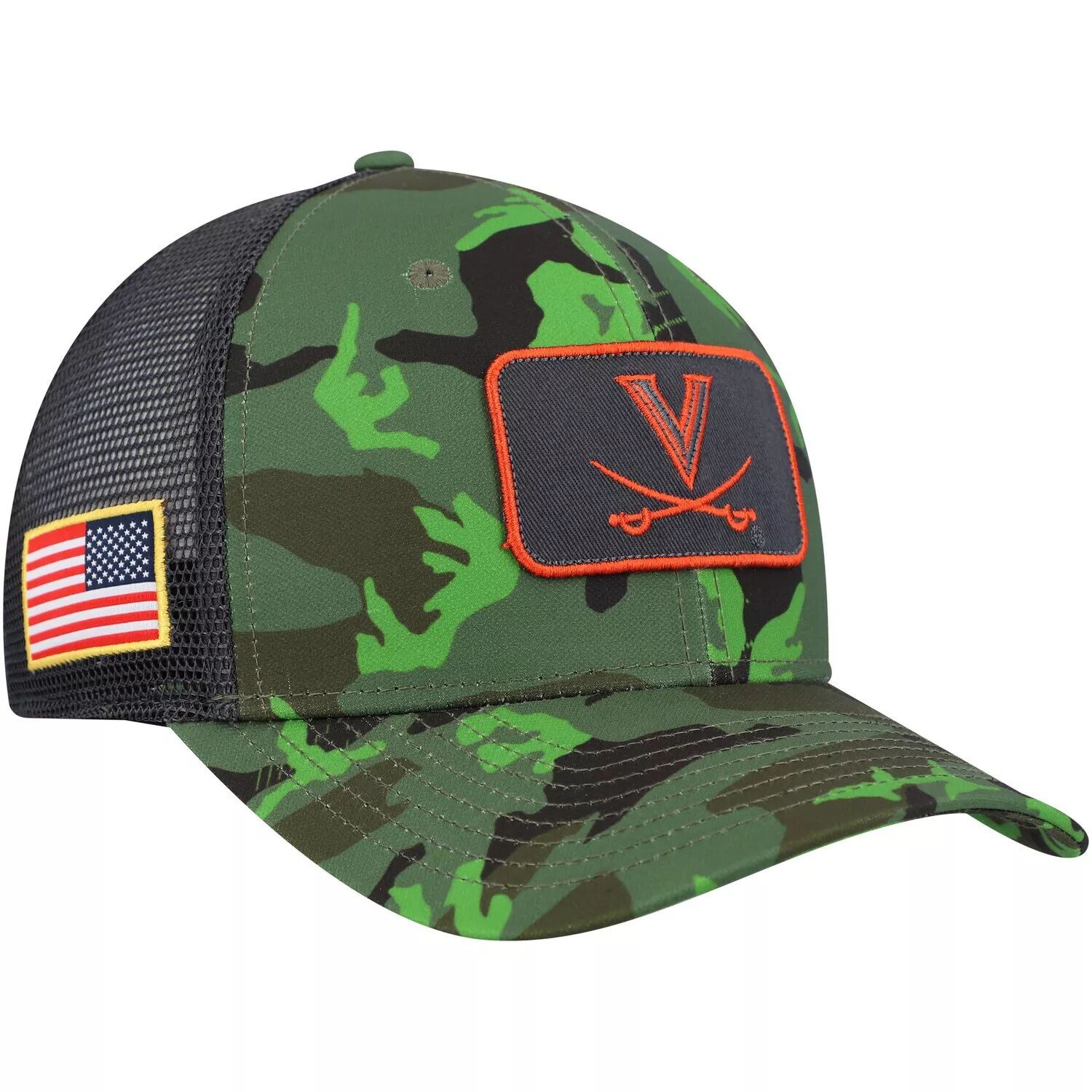 

Мужская кепка Nike Camo/Black Virginia Cavaliers Classic99 Veterans Day Trucker Snapback