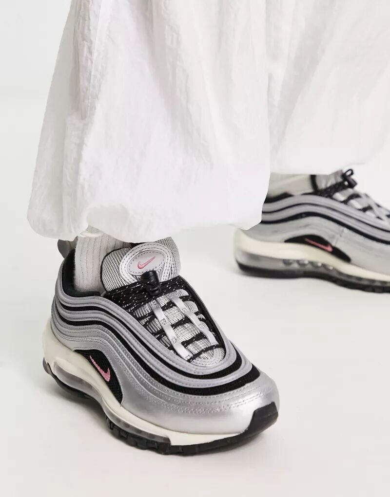

Кроссовки Nike Air 97 Max черного и серебристого цвета
