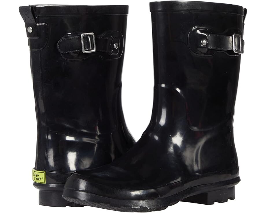 

Ботинки Western Chief Waterproof Mid Rain Boot, цвет Solid Black