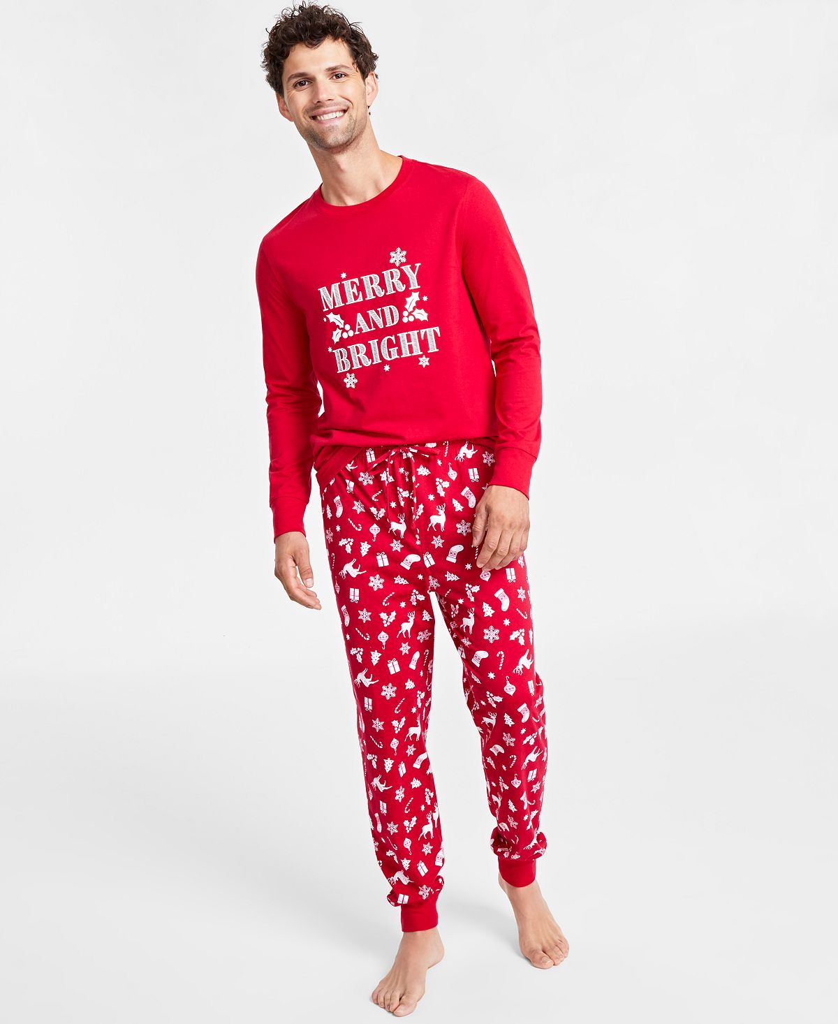 Мужской пижамный комплект Mix It Merry & Bright Family Pajamas