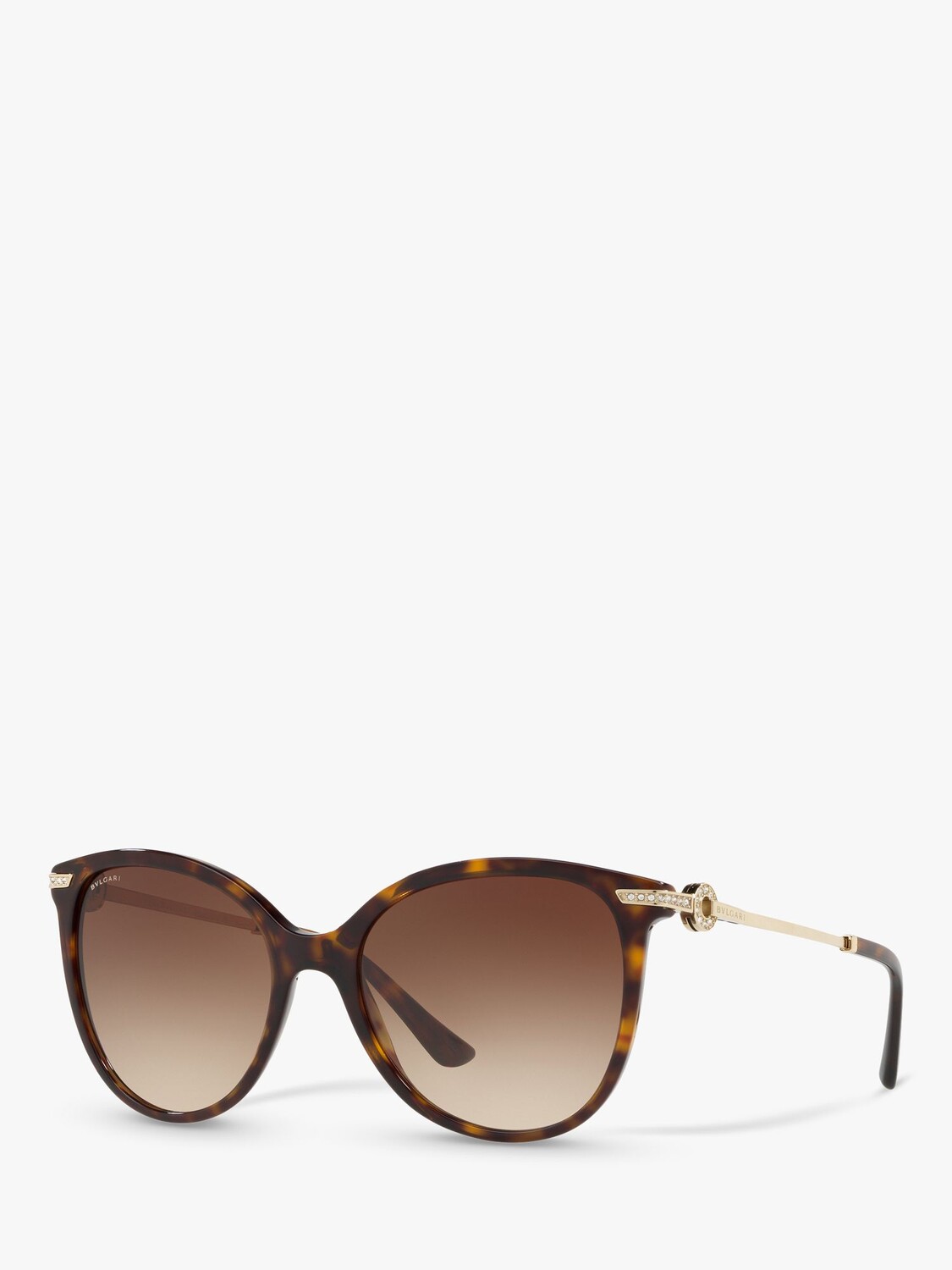 

BVLGARI BV8201B55 Женские круглые солнцезащитные очки, черепаховые