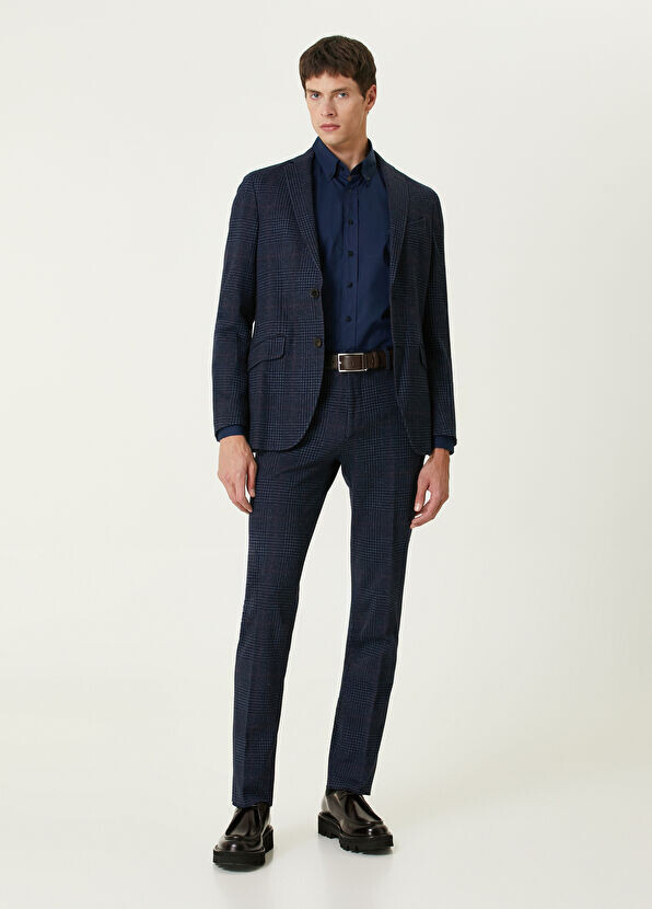 

Брюки в клетку Etro, синий