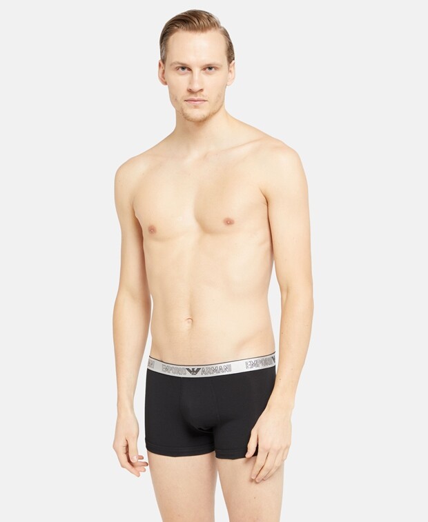 

Трусы-боксеры, 2 шт. Emporio Armani, черный