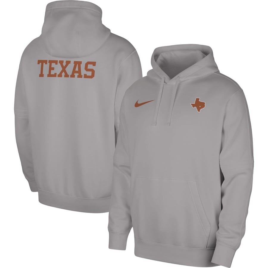 

Пуловер с капюшоном Nike Texas Longhorns, серый