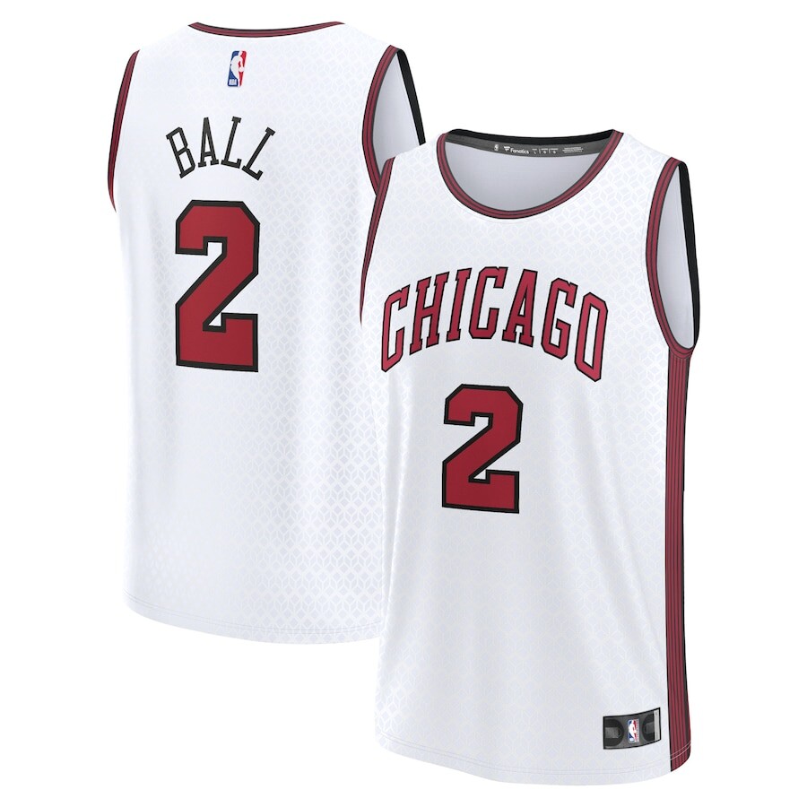 

Джерси Fanatics Branded Chicago Bulls, белый