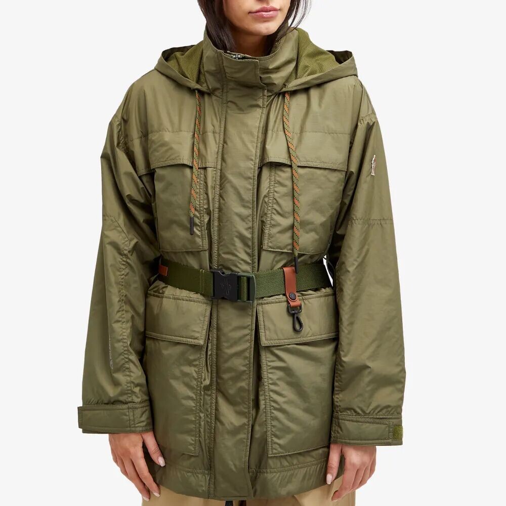 

Moncler Grenoble Короткая парка Nuvolau, зеленый