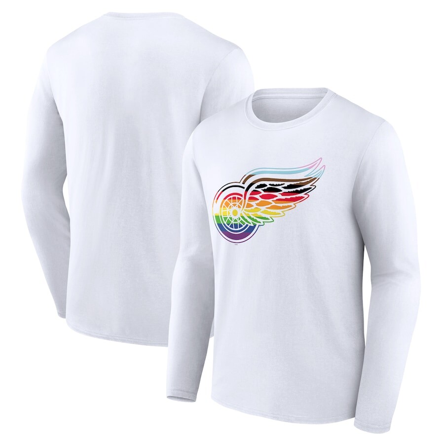 

Футболка с длинным рукавом Fanatics Branded Detroit Red Wings, белый