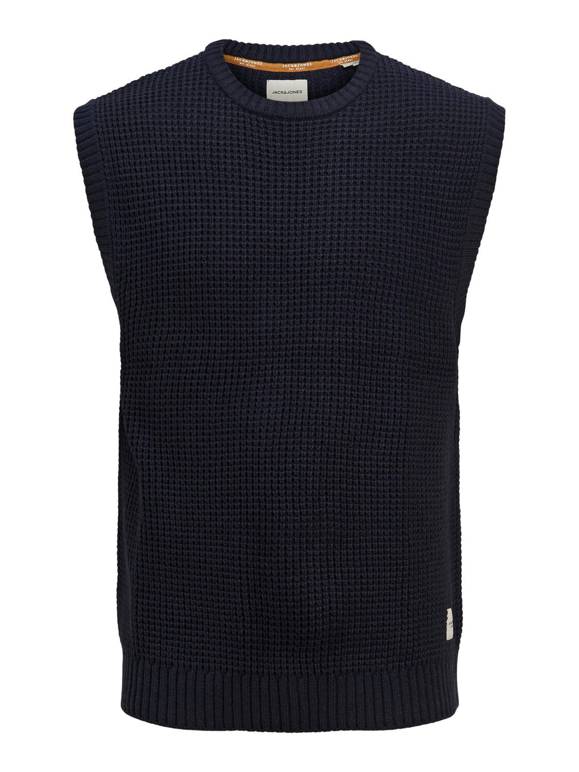 

Пуловер Jack & Jones Grobstrick Pullunder Warmer ohne Ärmel JJENICK, темно синий