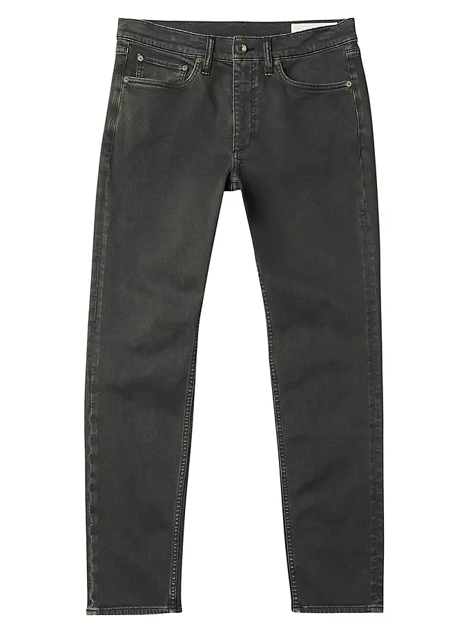 

Джинсы узкого кроя Fit 2 Aero Stretch с пятью карманами Rag & Bone, серый