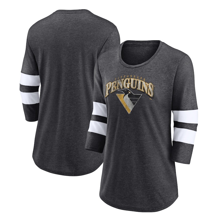 

Футболка с длинным рукавом Fanatics Branded Pittsburgh Penguins, угольный