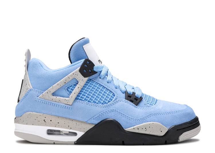 

Кроссовки AIR JORDAN 4 RETRO GS 'UNIVERSITY BLUE', синий