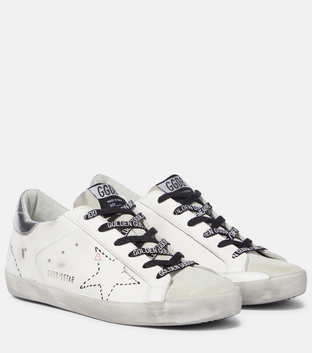 

Кроссовки Super Star Golden Goose, белый