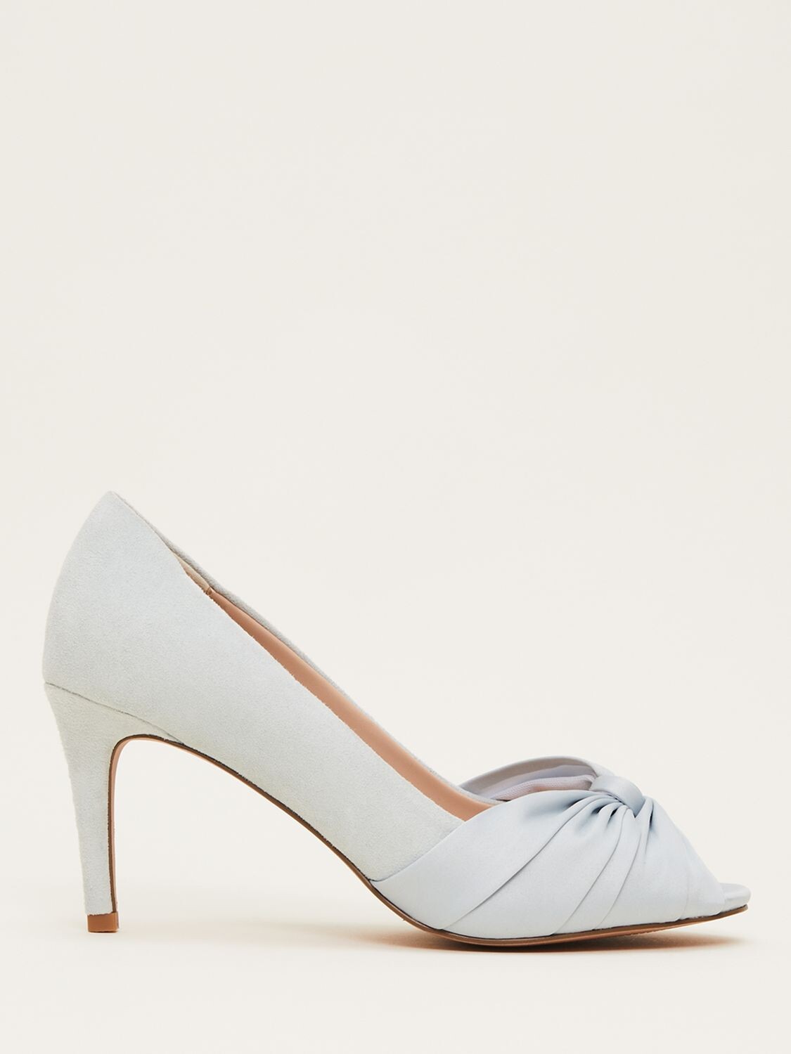 

Сатиновые туфли Phase Eight с открытым носком, Eau De Nil