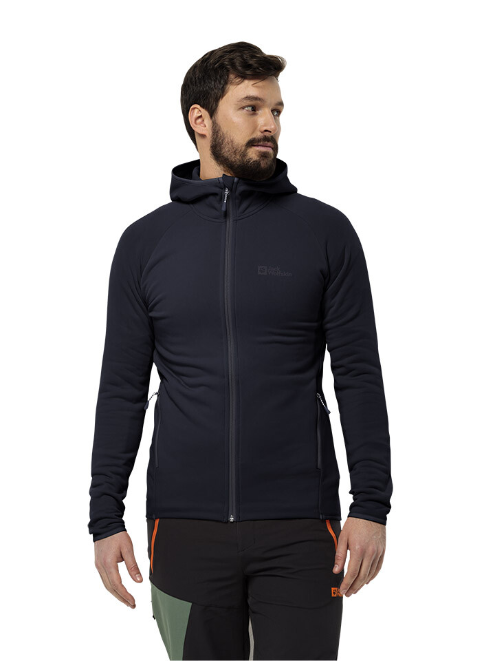 

Флисовая куртка Jack Wolfskin Baiselberg, темно синий