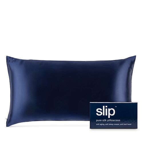 для прекрасного сна Наволочки из чистого шелка slip, цвет Navy Blue для прекрасного сна pure silk queen pillowcase slip цвет brown
