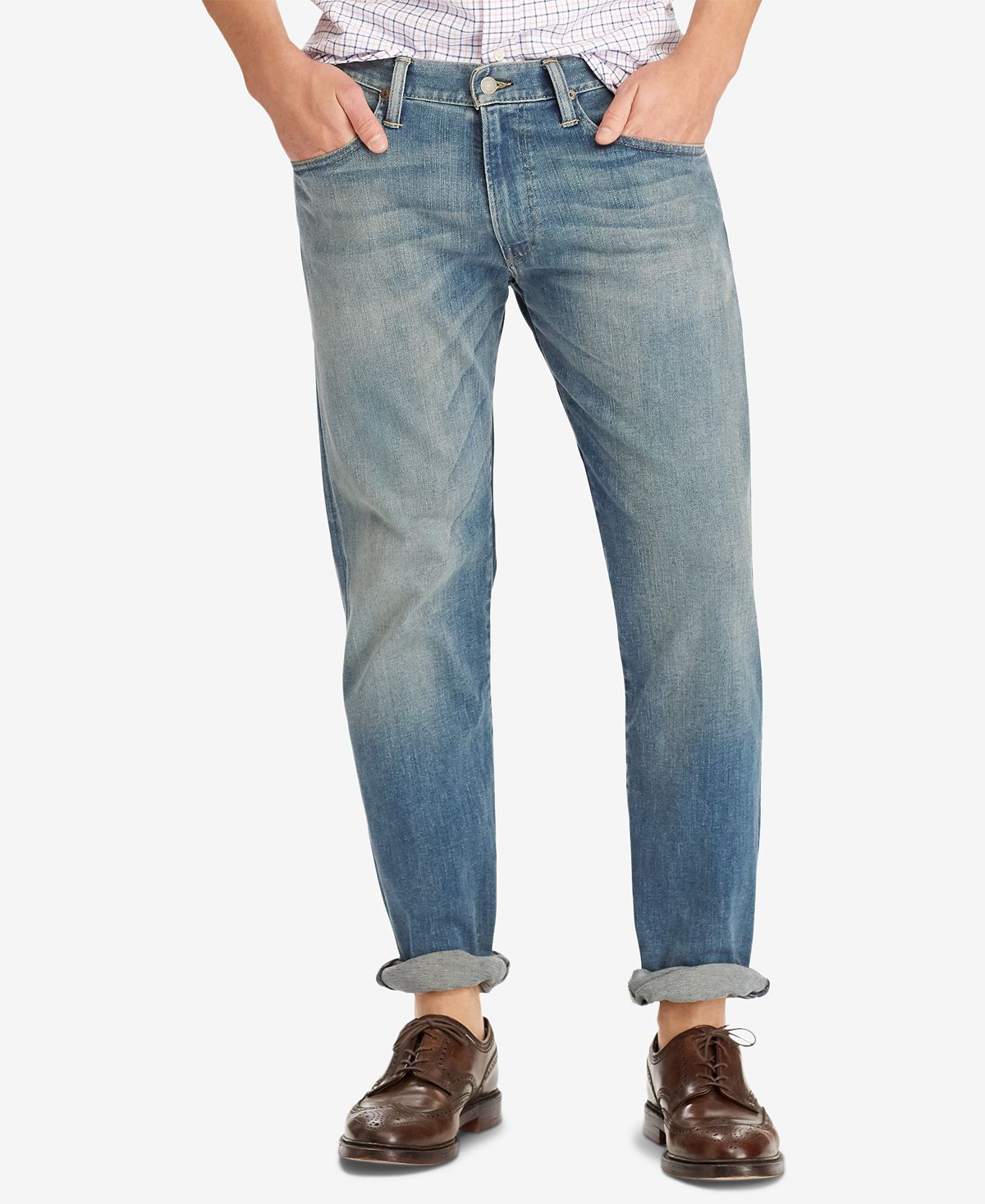 Мужские свободные прямые джинсы Big & Tall Hampton Polo Ralph Lauren