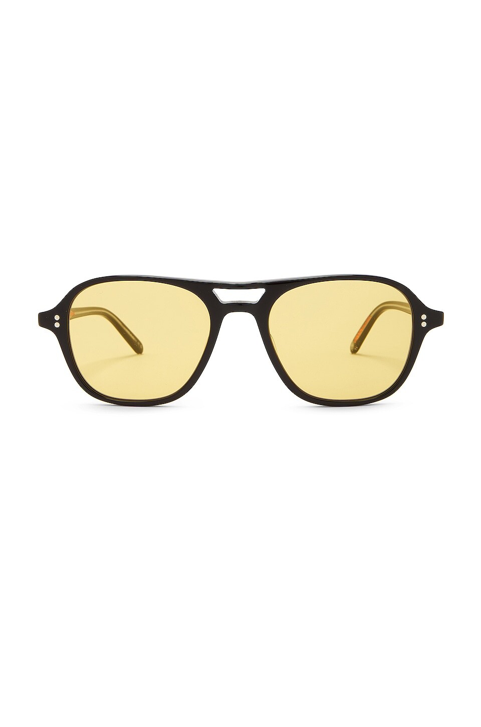 

Солнцезащитные очки Garrett Leight Doc, цвет Bio Black & Semi-flat Desert Sun