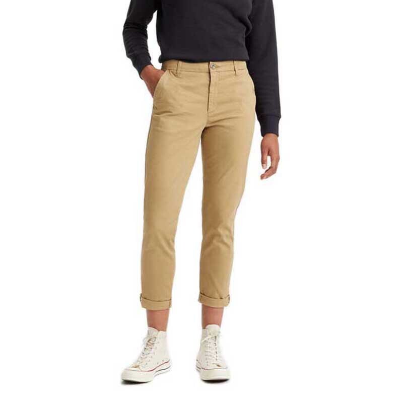 

Брюки Dockers Weekend Regular Slim Ankle Fit Chino, бежевый