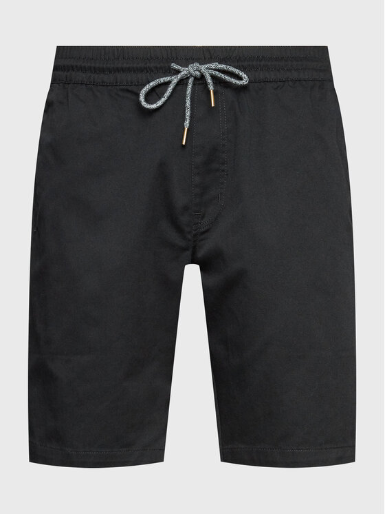 Тканевые шорты стандартного кроя Volcom, черный тканевые шорты стандартного кроя hugo черный