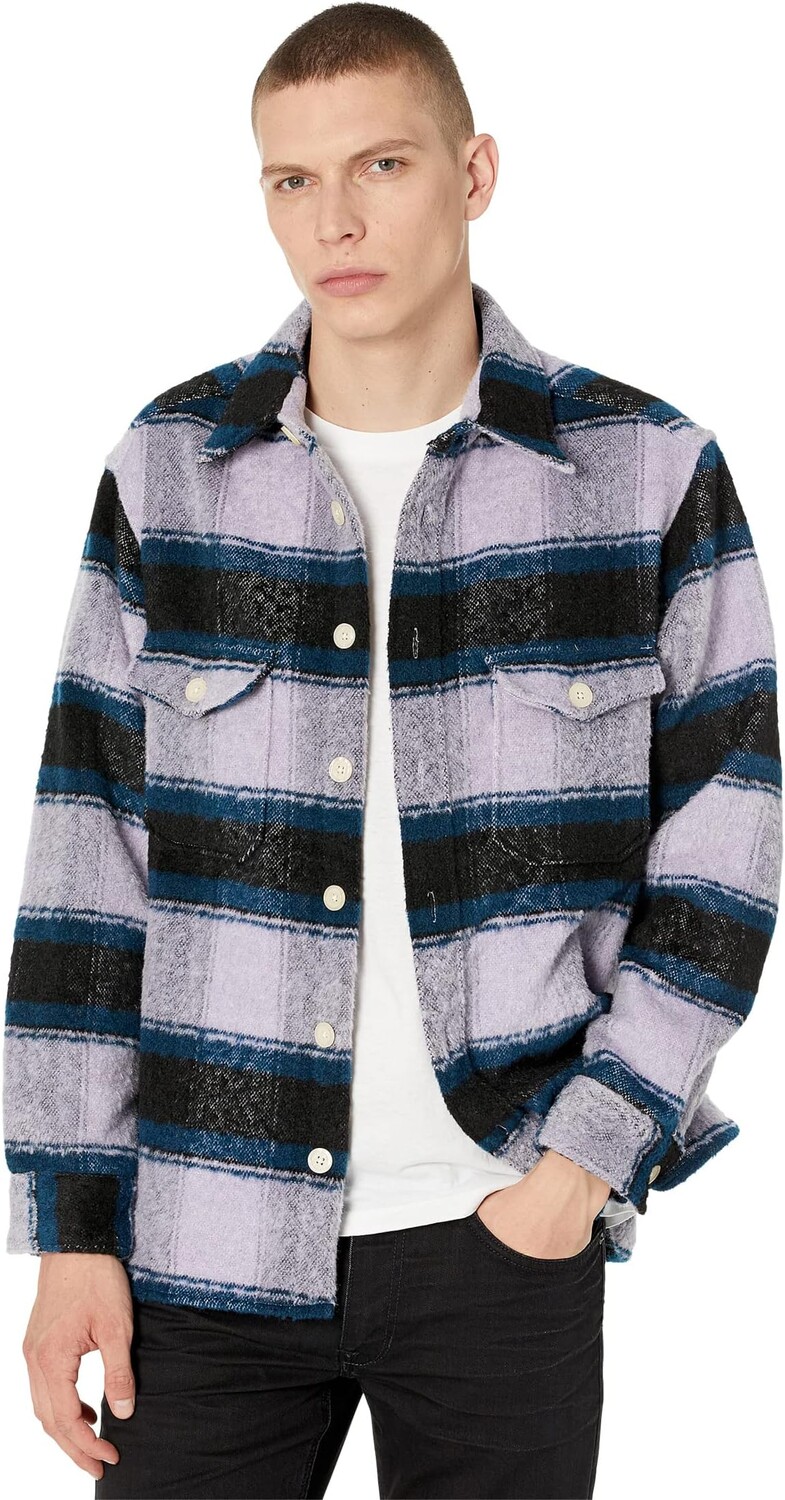 

Рубашка с длинным рукавом «Раядо» AllSaints, цвет Dusty Lilac/Black