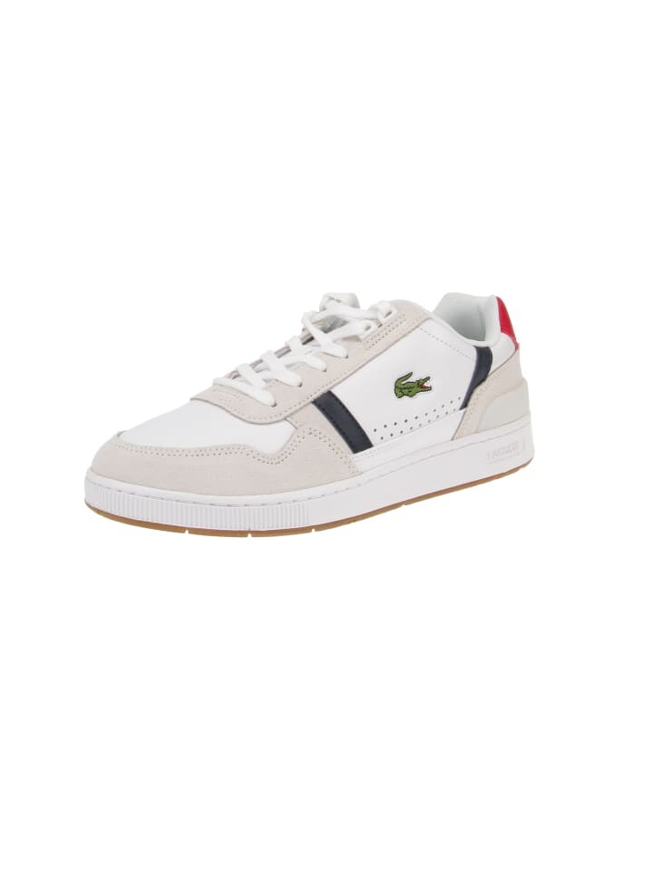 

Кроссовки на шнуровке Lacoste, белый