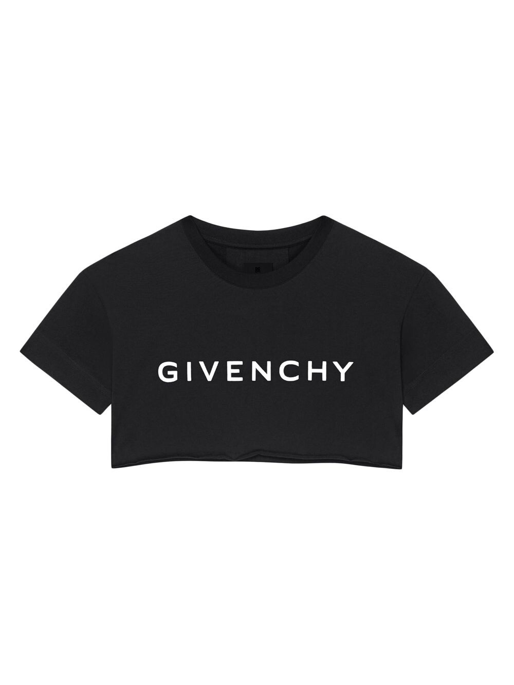 

Укороченная футболка из хлопка Givenchy, черный