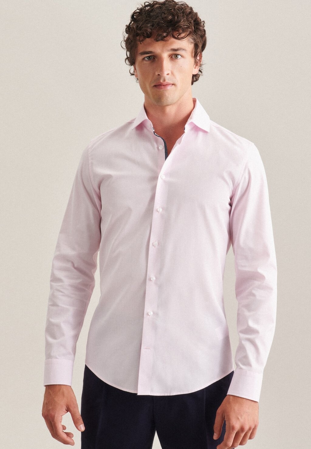 

Деловая рубашка KENT SLIM FIT CONTRAST Seidensticker, цвет pink