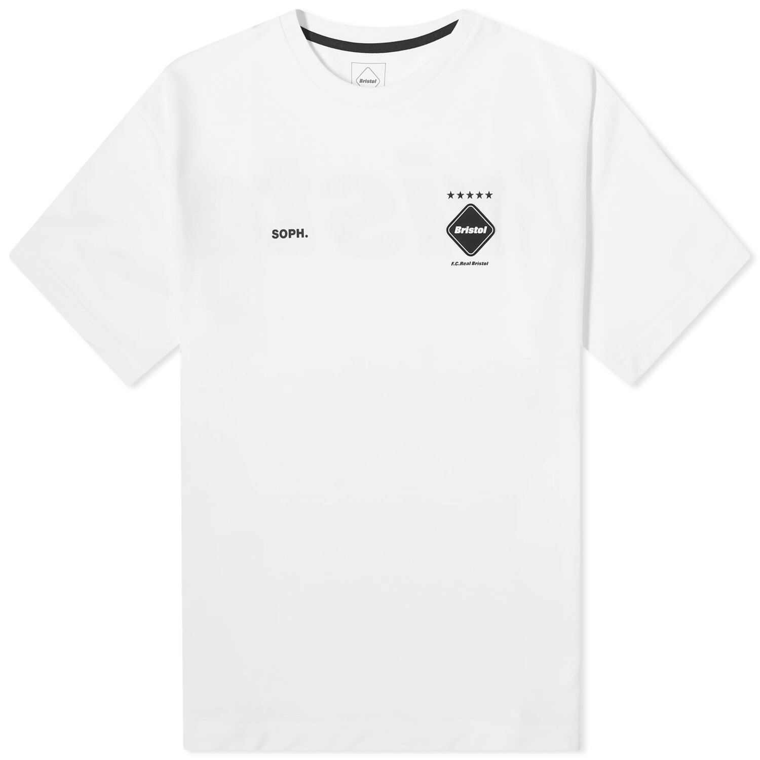 

Футболка F.C. Real Bristol Big Logo Wide, белый