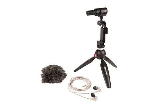 цена Микрофон Shure MOTIV MV88+ Video Kit with iOS / USB Condenser Microphone