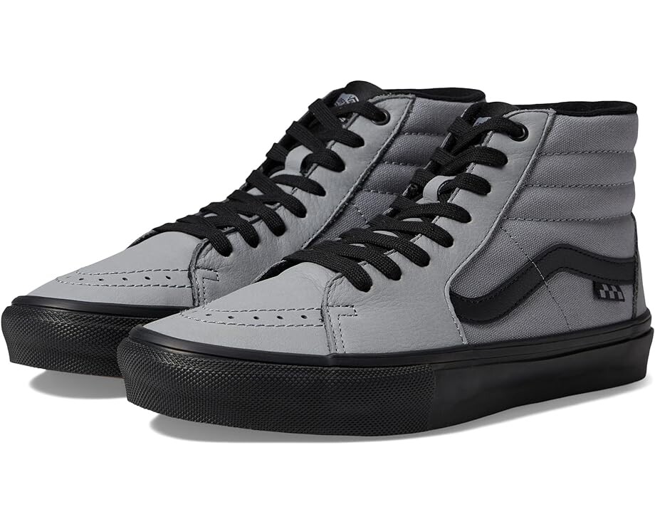 

Кроссовки Vans Skate SK8-Hi, цвет Nubuck Washed Blue/Black