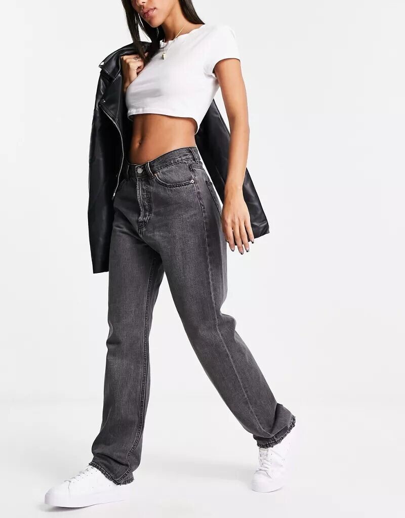 

Черные джинсы прямого кроя Dr Denim Beth