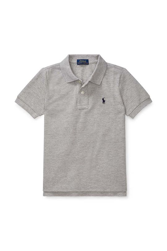 Детская рубашка-поло 92-104 см Polo Ralph Lauren, серый поло ralph lauren тёмно синий