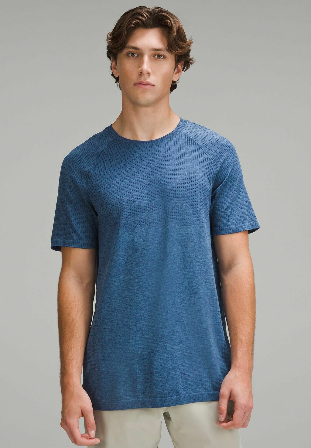 Базовая футболка Metal Vent Tech Short-Sleeve lululemon, цвет night sea soft denim
