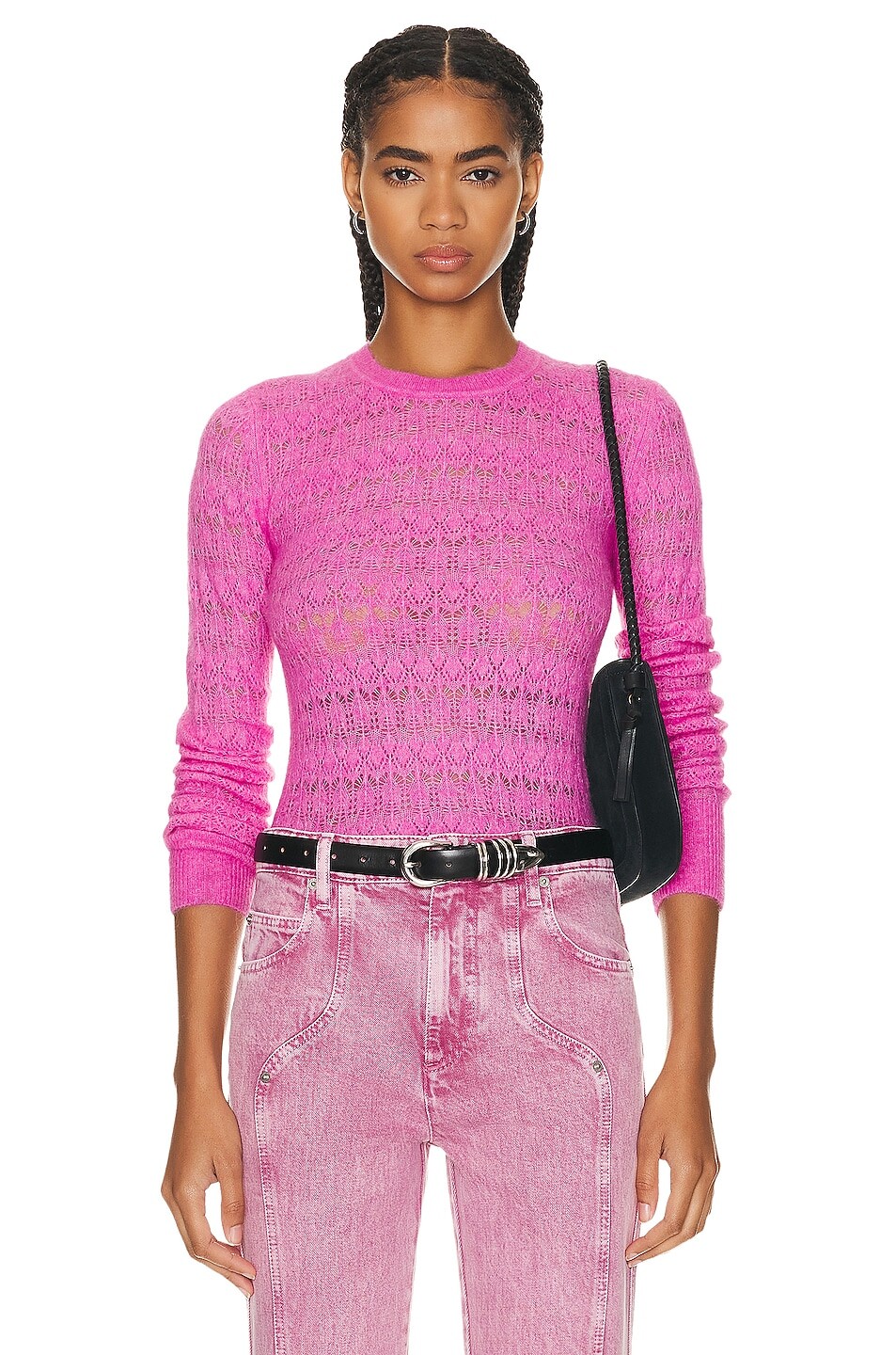 

Свитер Isabel Marant Etoile Acia, цвет Fluo Pink