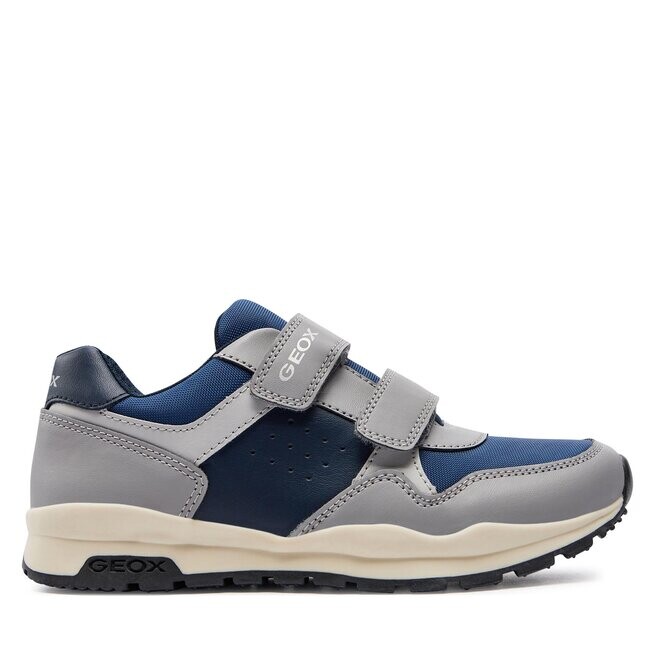 

Кроссовки Geox J Pavel J4515A 054FU C0665 D Grey/Navy, серый/темно-синий