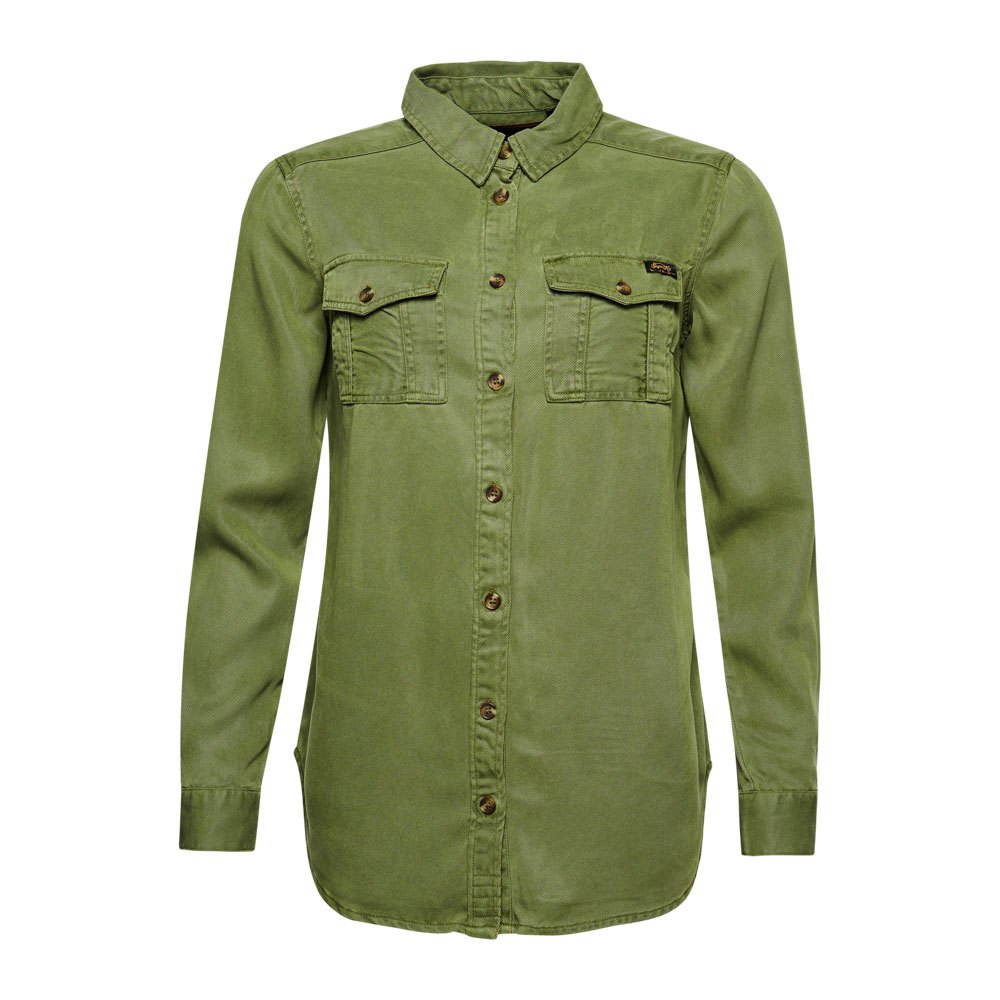 

Рубашка Superdry Vintage Military, зеленый